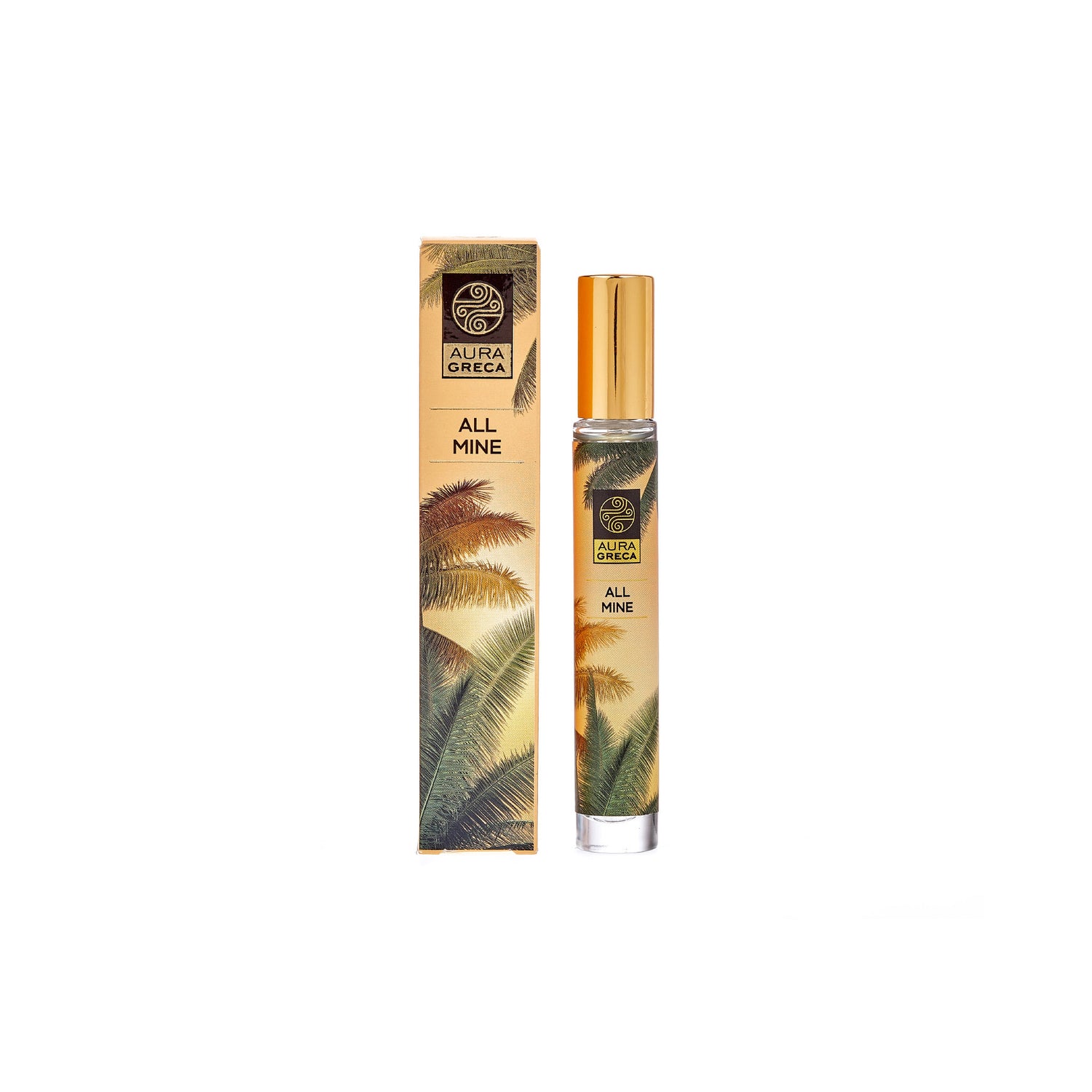 Aura Greca All Mine alcohol-free perfume.